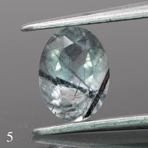 Rutile quartz | oval-cut, 8x6mm, 1.2ct - choose yours