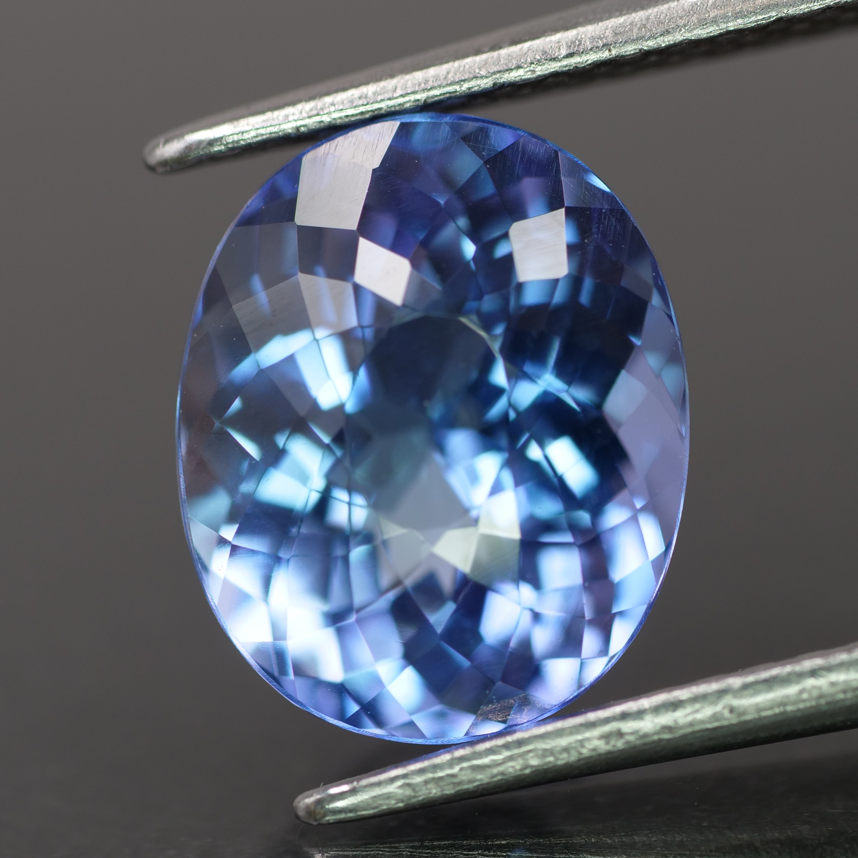 Tanzanite | natural, purplish blue color, oval-cut, 10x8mm, 3.1ct - Eden Garden Jewelry™