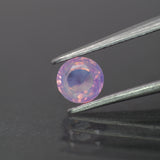 Opalescent sapphire | natural, purplish pink color, round-cut, *5mm, *0.6ct - Eden Garden Jewelry™