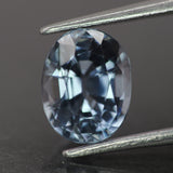 Spinel | natural, bluish grey color, oval-cut, *8x6.5mm, 2.1ct - Eden Garden Jewelry™