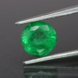 Emerald | natural, round-cut, *6.5mm, 1.1ct - Eden Garden Jewelry™