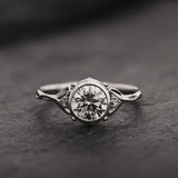 Lab grown diamond engagement ring, 1 carat diamond proposal ring / Roma - Eden Garden Jewelry™