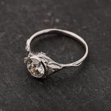 Lab grown diamond engagement ring, 1 carat diamond proposal ring / Roma - Eden Garden Jewelry™
