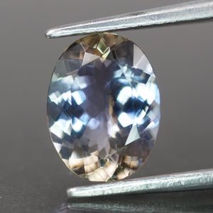 Tanzanite | natural, bi-colour: blue, brown, oval cut 9x7 mm, 1.9 ct - Eden Garden Jewelry™