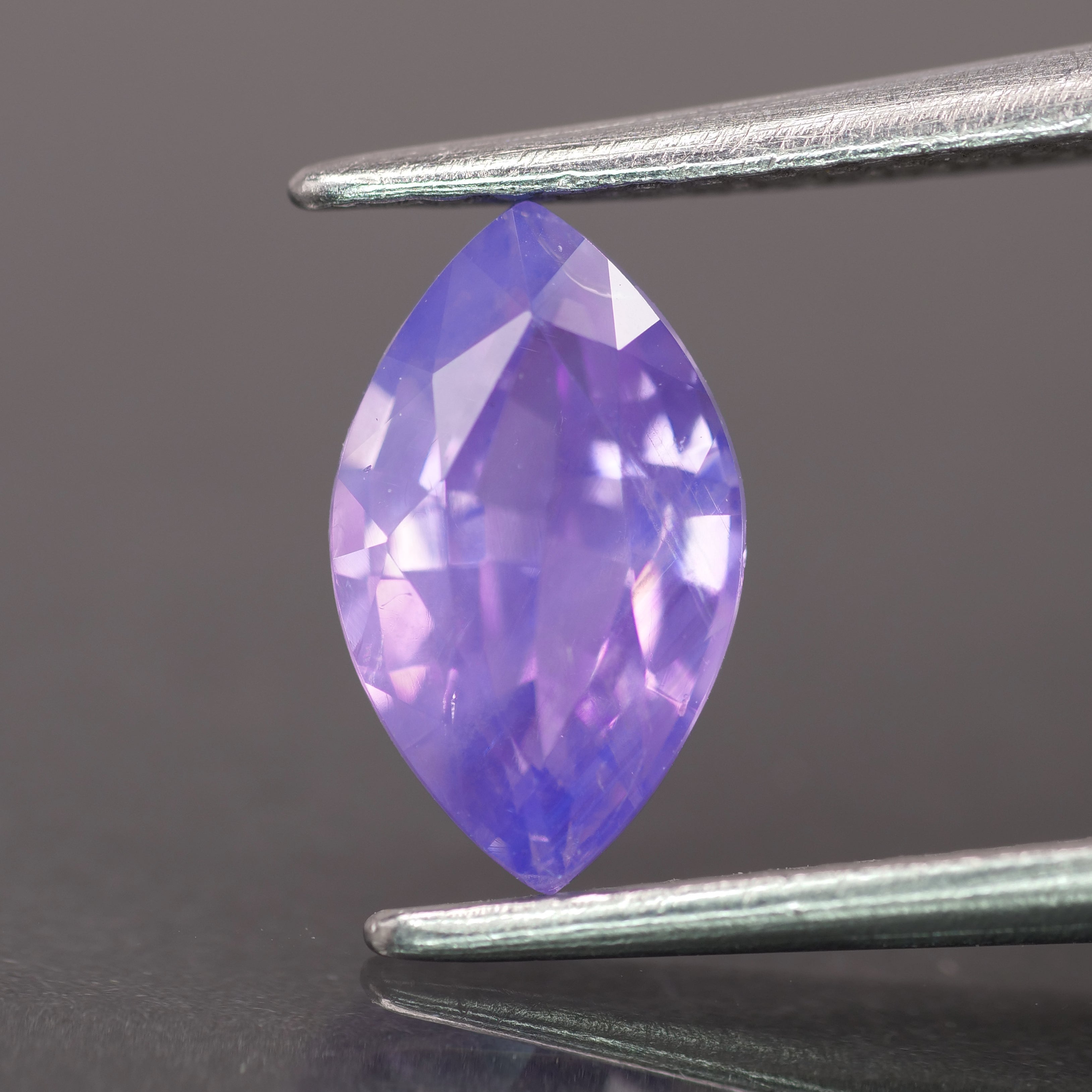 Opalescent sapphire | natural, pinkish purple color, marquise-cut, 8.5x5mm, *1.2ct - Eden Garden Jewelry™