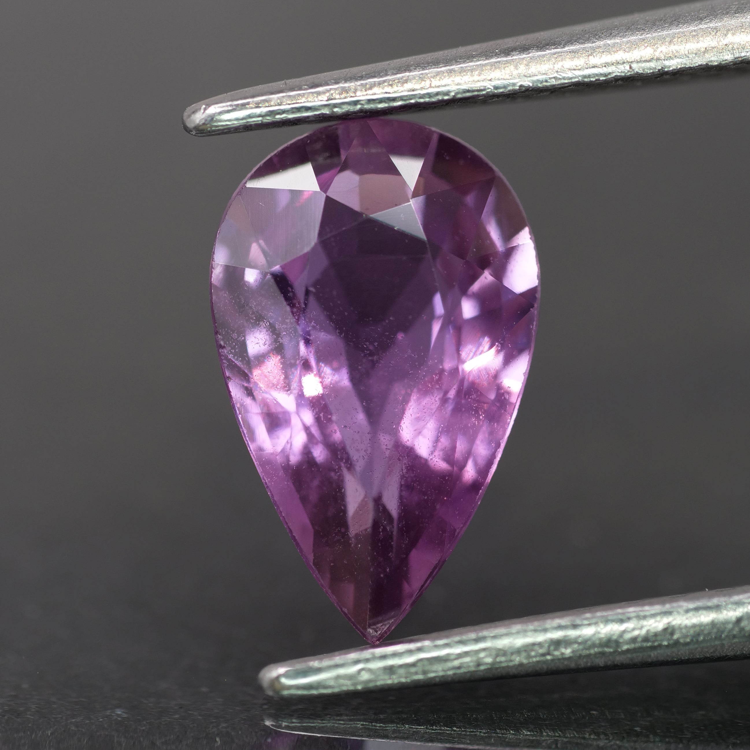Sapphire | natural, purple color, pear-cut, *9x5.5mm, 1.2ct - Eden Garden Jewelry™