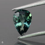 Sapphire | natural, teal color, pear-cut, *7x5mm, *1ct - choose yours - Eden Garden Jewelry™
