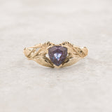 Trillion cut alexandrite ring / Clematis - Eden Garden Jewelry™