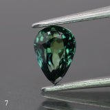 Sapphire | natural, teal color, pear-cut, *7x5mm, *1ct - choose yours - Eden Garden Jewelry™
