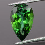 Tourmaline | natural, green color, pear-cut, *11x7mm, 2.4ct - Eden Garden Jewelry™