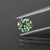 Lab grown diamond | IGI certified | round-cut, 5mm, Fancy vivid green color, VS2, *0.5ct - Eden Garden Jewelry™