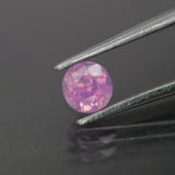 Opalescent sapphire | natural, pink color, round-cut, *5mm, *0.7ct - Eden Garden Jewelry™