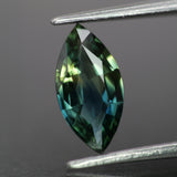 Sapphire | natural, tri-color: green, blue & yellow, marquise-cut, 10x5mm, *1.1ct - Eden Garden Jewelry™