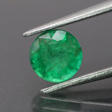 Emerald | natural, round-cut, 6.5mm, 1ct - Eden Garden Jewelry™