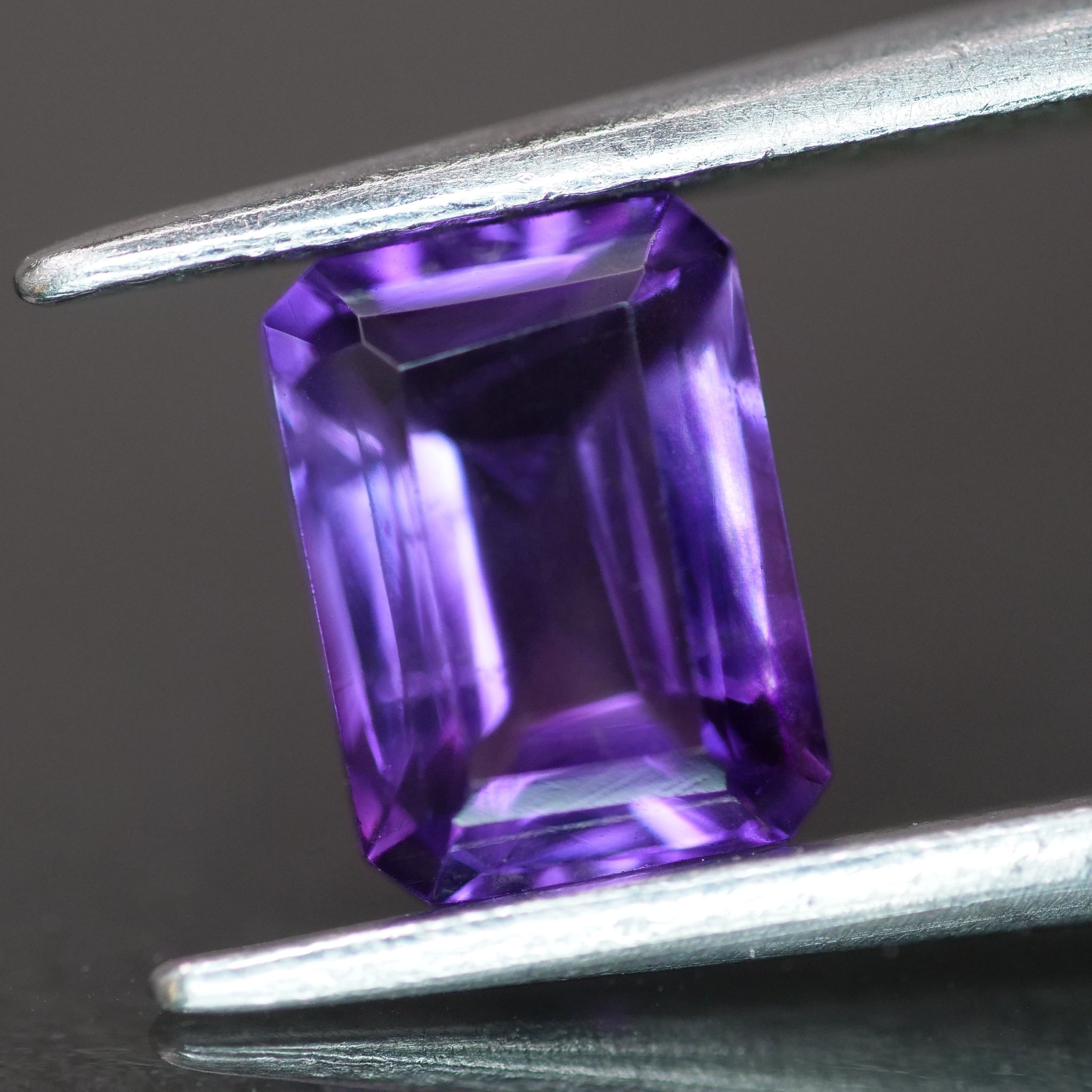 Amethyst | octagon cut purple 8x6mm, 1.5 ct, VS clarity - Eden Garden Jewelry™