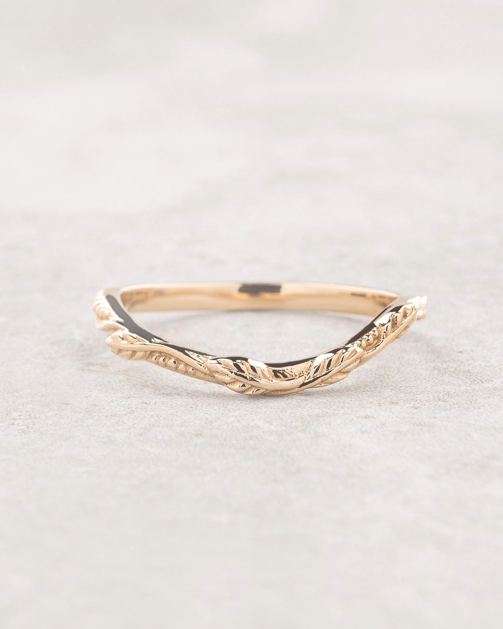 Twig wedding band / matching band for Patricia