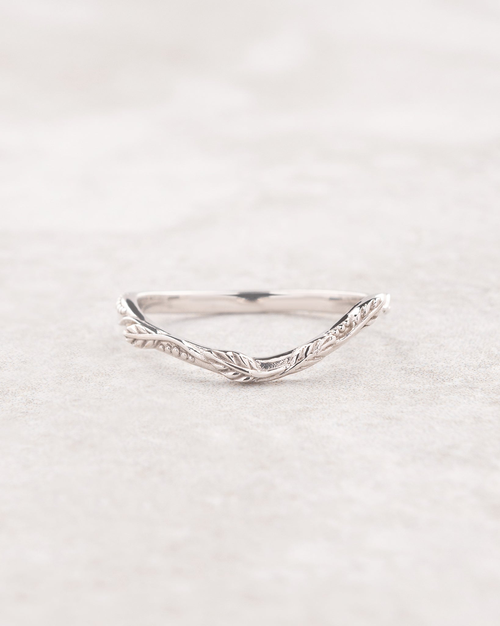 Twig wedding band / matching band for Patricia