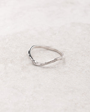 Twig wedding band / matching band for Patricia