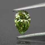 Lab grown diamond | IGI certified | pear-cut, 7x4.5mm, Fancy vivid green color, VS1, *0.5ct (Copy) - Eden Garden Jewelry™