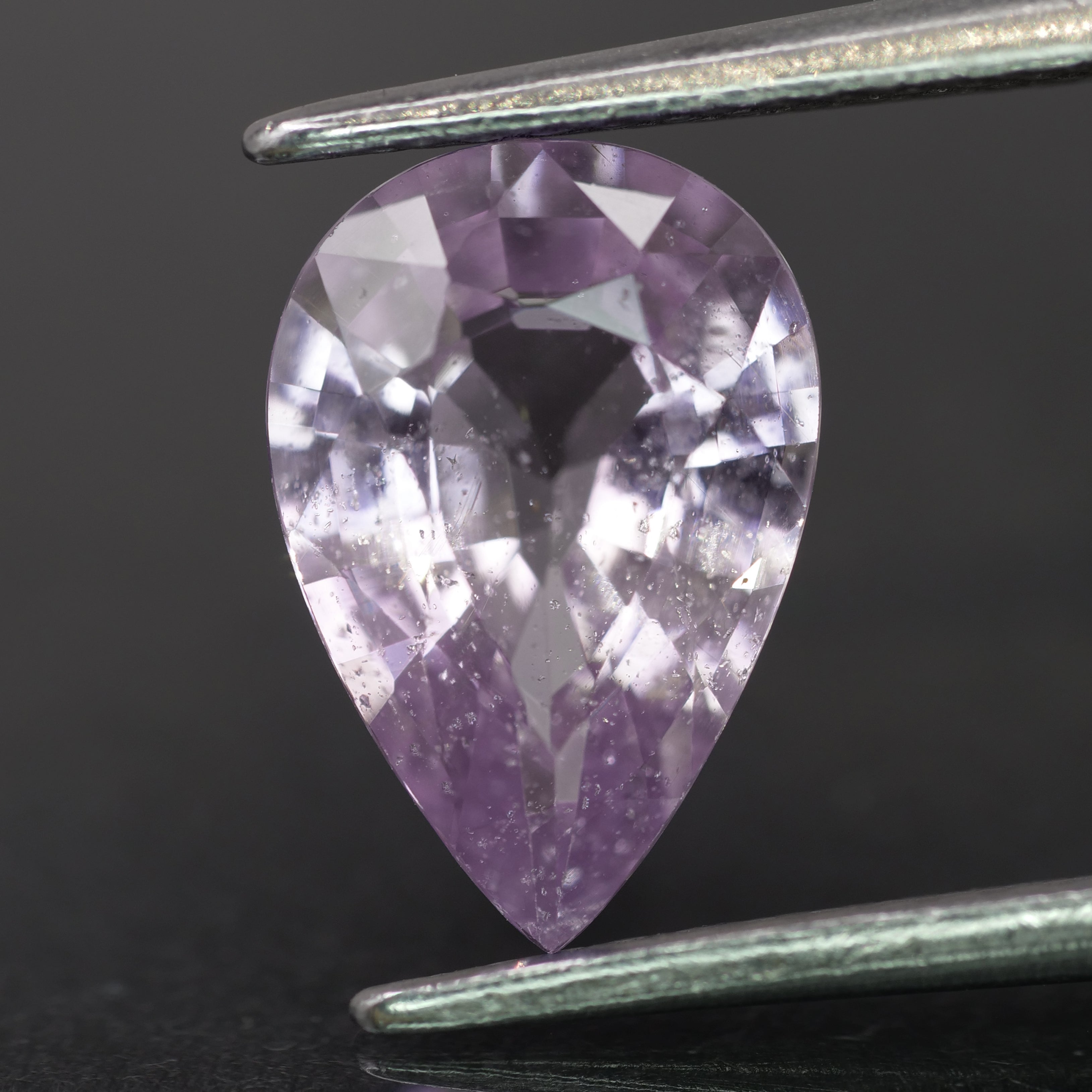 Sapphire | natural, light purplish pink color, pear-cut, *10x7mm, 1.9ct - Eden Garden Jewelry™