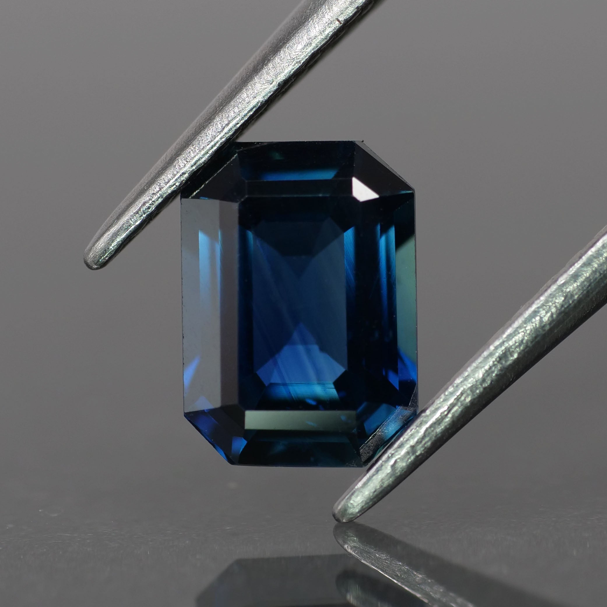 Sapphire | natural, blue color, emerald-cut, *7x5mm, 1.1ct - Eden Garden Jewelry™