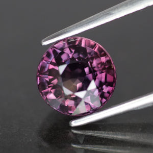 Purplish pink Sapphire | IGI certified | natural, round cut *7 mm, VS, *2ct - Eden Garden Jewelry™