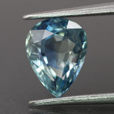 Sapphire | natural, pastel greenish blue color, pear-cut, *9x7mm, 1.8ct - Eden Garden Jewelry™