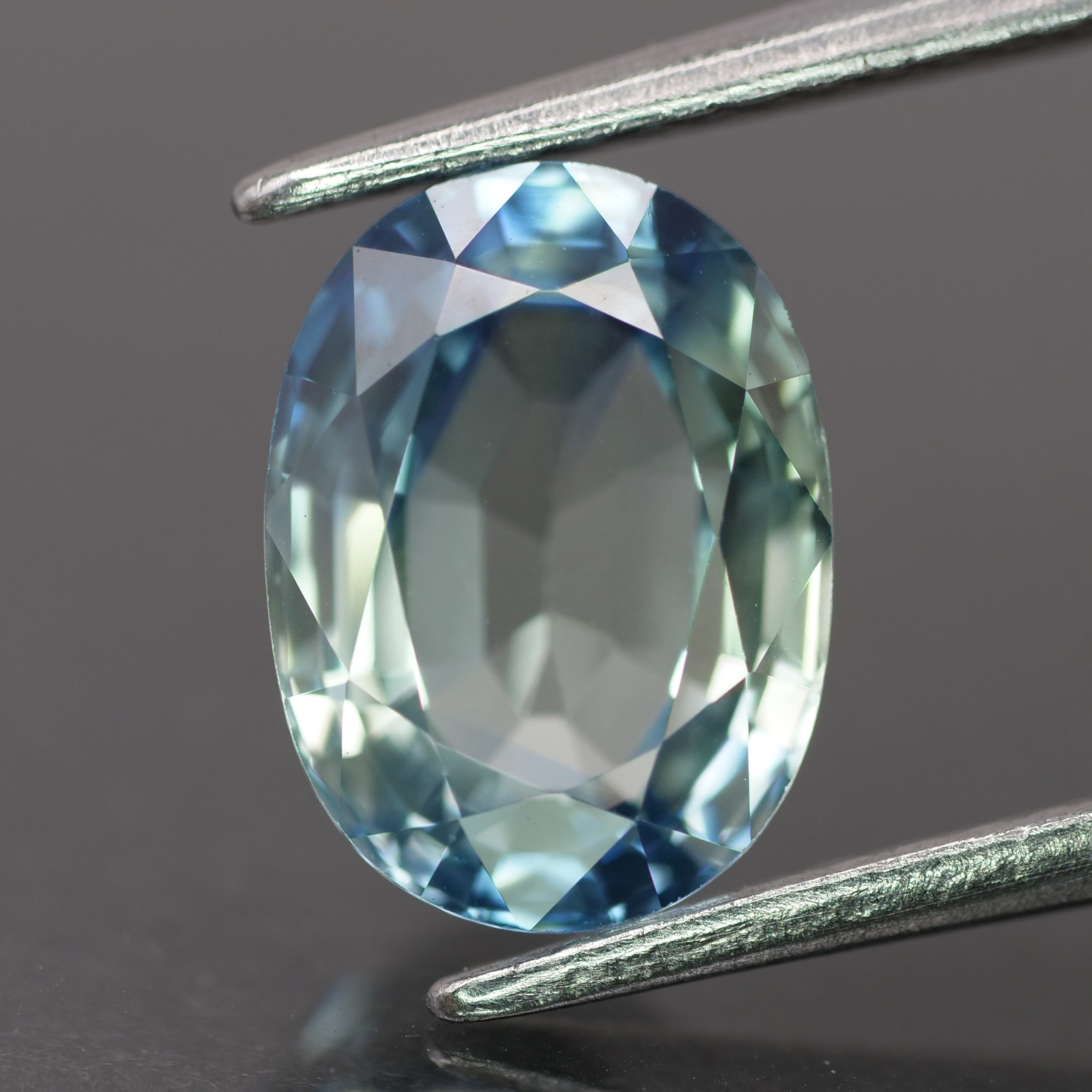 Sapphire | natural, pastel greenish blue color, oval-cut, *9x7mm, 2.7ct - Eden Garden Jewelry™