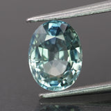 Sapphire | natural, pastel greenish blue color, oval-cut, *8x6mm, 1.8ct - Eden Garden Jewelry™