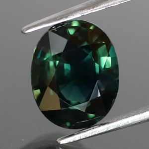 Sapphire | natural, teal color, oval cut *10x8 mm, 3.7ct - Eden Garden Jewelry™