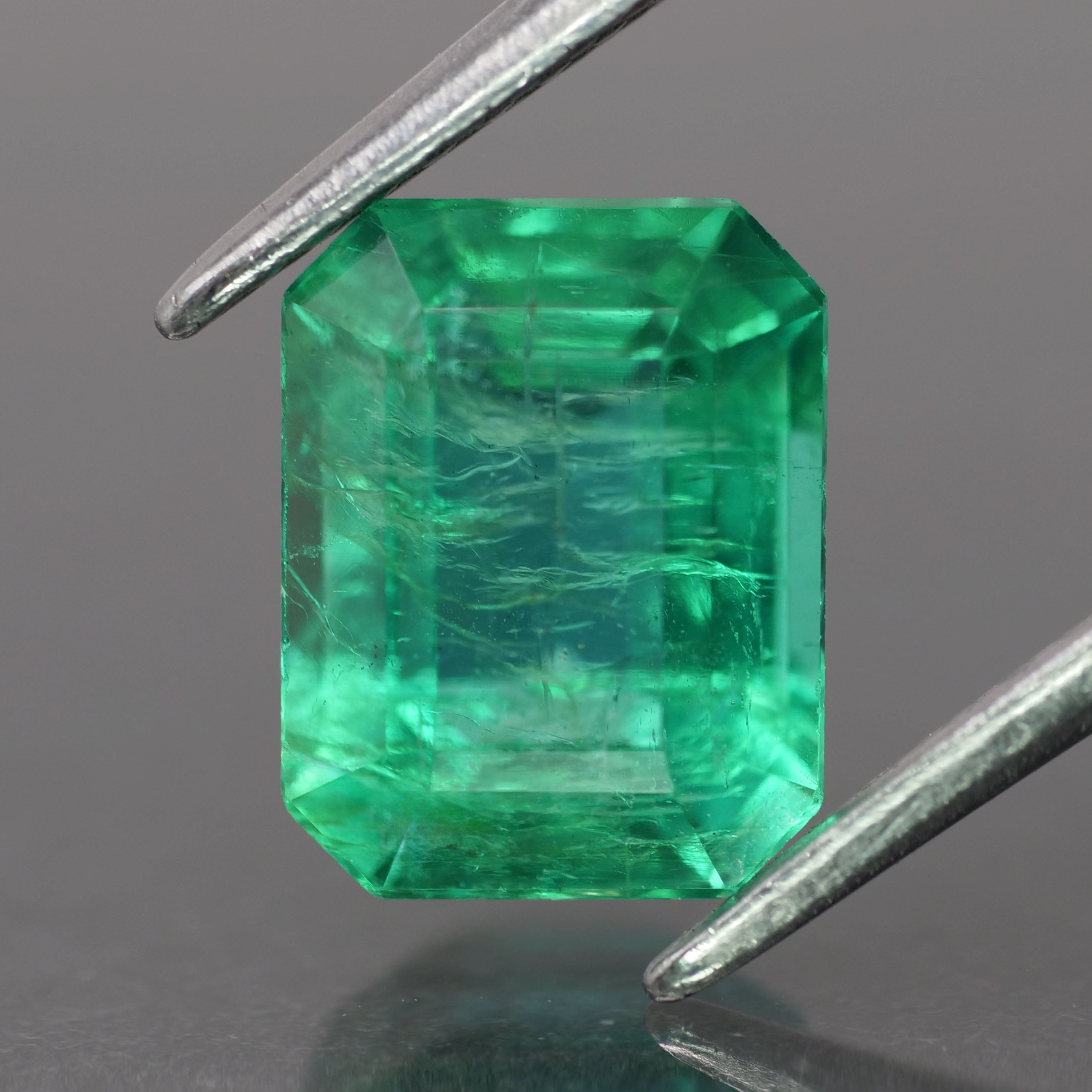 Emerald | natural, green color, emerald-cut, 8x6mm, 1.9ct - Eden Garden Jewelry™
