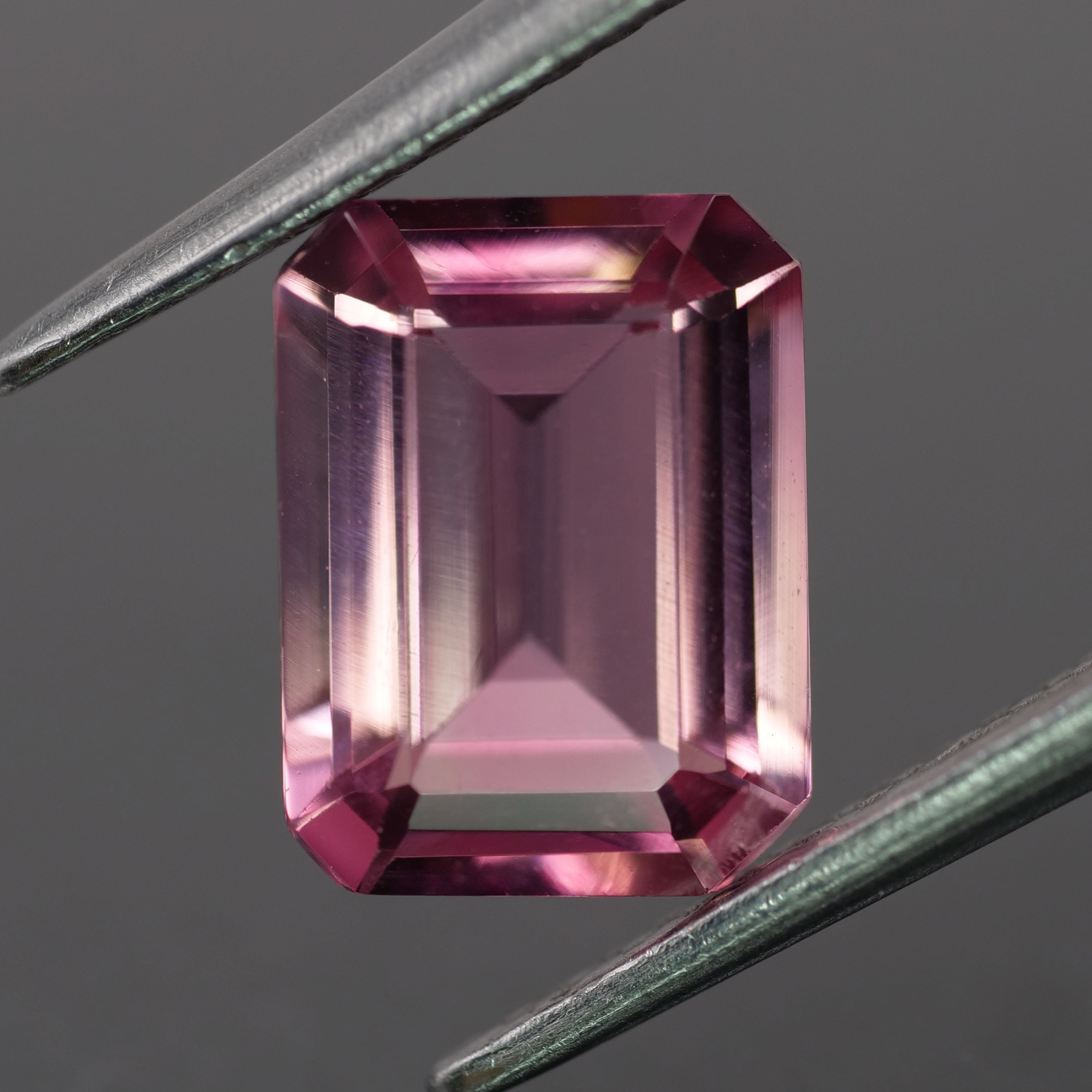 Tourmaline | natural, pink color, emerald-cut, 8x6mm, 1.3ct - Eden Garden Jewelry™