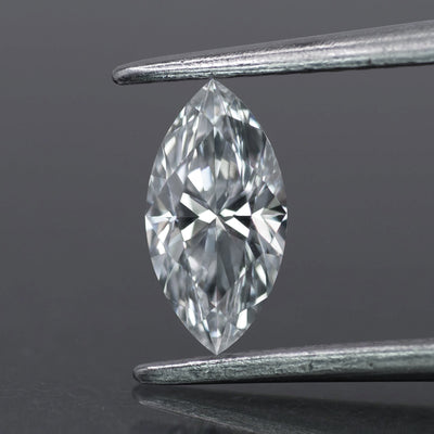 Lab grown diamond | IGI certified | marquise-cut, 8x4mm, D color, VS1, 0.50ct - Eden Garden Jewelry™