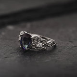 Colour-Changing Alexandrite Engagement Ring with Diamonds / Ikar