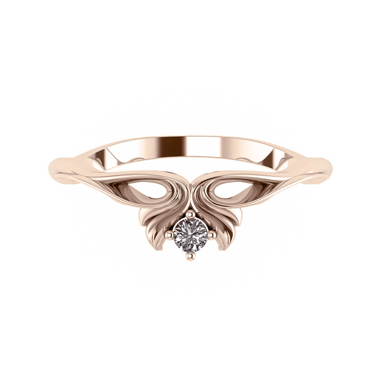 Eloise | matching wedding band - Eden Garden Jewelry™