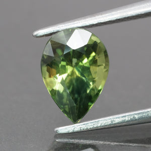 Sapphire | natural, green, pear cut 8x6 mm, VS, *1.5 ct - Eden Garden Jewelry™