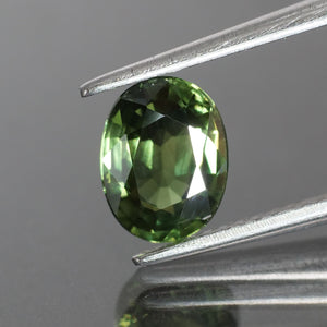 Sapphire | natural, green, oval cut 8x6 mm, VS, 1.7 ct - Eden Garden Jewelry™