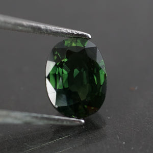 Sapphire | natural, green, oval cut 8x6 mm, VS, 1.65 ct - Eden Garden Jewelry™