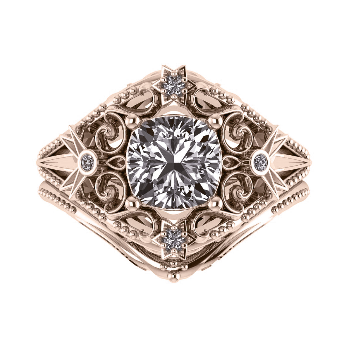 Galaxia | Matching wedding band - Eden Garden Jewelry™