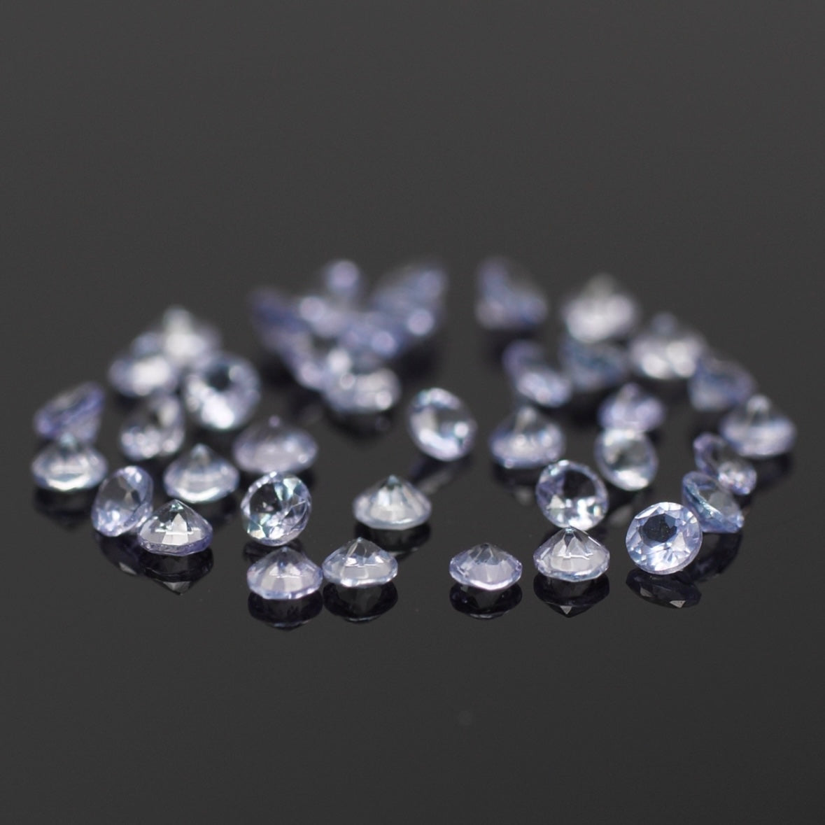 Custom order/ MODIFICATION: Arius engagement ring with central melody quartz and accent lavender tanzanites - Eden Garden Jewelry™