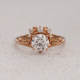 Impressive Engagement Ring with 1-carat Lab-grown Diamond / Ariadne