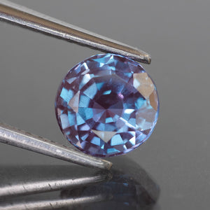 Alexandrite | lab created, colour changing, round cut 6.5mm, 1 ct - Eden Garden Jewelry™