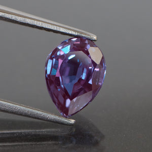 Alexandrite | lab created, colour changing, pear cut 8x6mm, 1.45ct - Eden Garden Jewelry™