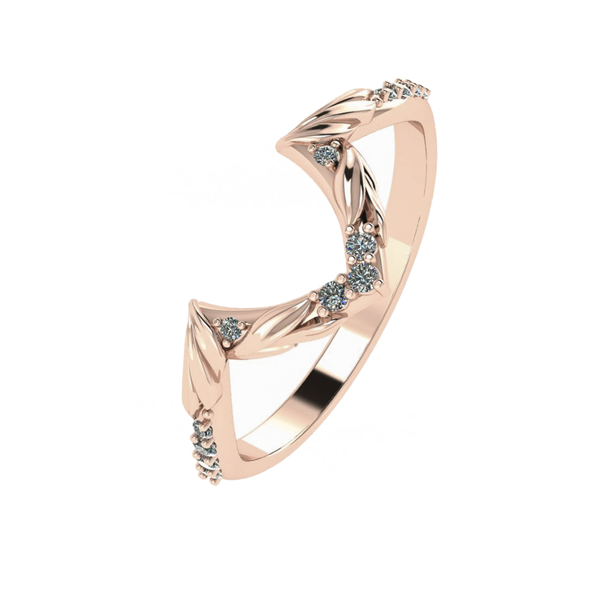 Lyonella | Matching wedding band for her - Eden Garden Jewelry™