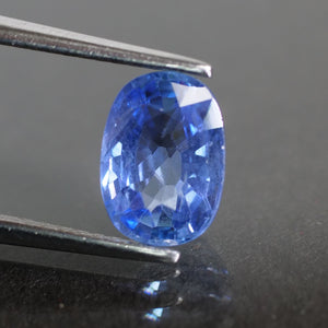 Sapphire | natural, blue, oval cut 8x6* mm, VS , 1.5ct, Sri Lanka - Eden Garden Jewelry™
