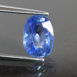 Sapphire | natural, blue, oval cut 8x6* mm, VS , 1.5ct, Sri Lanka - Eden Garden Jewelry™