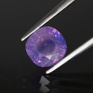 Sapphire opalescent | natural pinkish purple, cushion cut *6x6mm, VS 1.3ct - Eden Garden Jewelry™