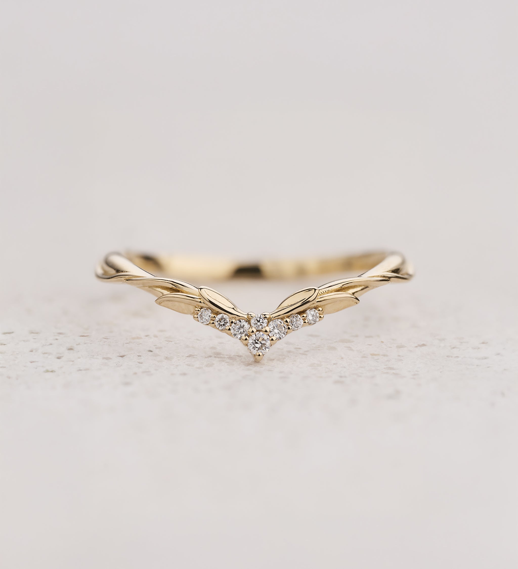 Wedding Bands Set for a Couple with Matching Diamond Ring for Ikar - Eden Garden Jewelry™