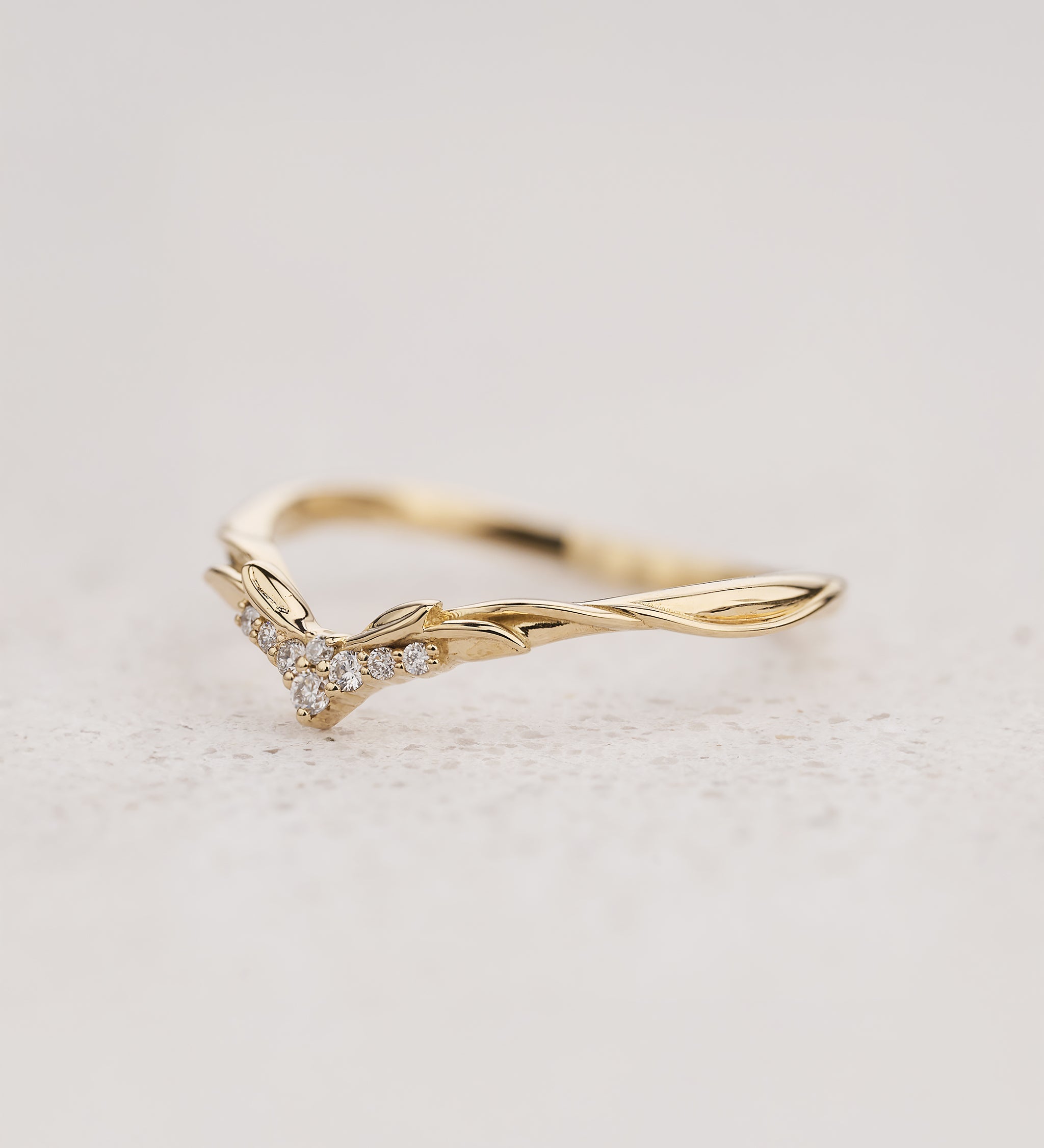 Wedding Bands Set for a Couple with Matching Diamond Ring for Ikar - Eden Garden Jewelry™