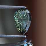 Tourmaline | natural,  vivid green, pear shape, fantasy-cut, *11x7mm, 2 ct - Eden Garden Jewelry™